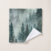 Moody Forest Badhandtuch Set (Waschlappen)