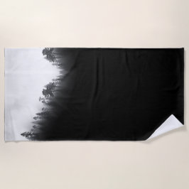 Moody-Forest-Duschvorhang Strandtuch