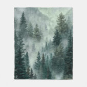 Moody Forest Fleecedecke (Vorderseite)