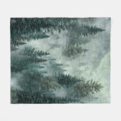 Moody Forest Fleecedecke (Vorderseite (Horizontal))