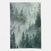 Moody Forest  Geschirrtuch (Vertikal)