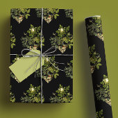 Moody Forest Glam Botanical Diamond Geschenkpapier Set