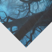 Moody Forest Gnarled Trees Decoupage Seidenpapier (Detail)