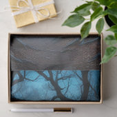 Moody Forest Gnarled Trees Decoupage Seidenpapier (Geschenk)