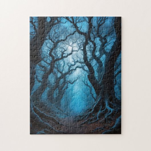 Moody Forest Gnarled Trees Puzzle (Vertikal)