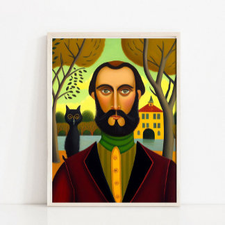Moody Gallery Kunst, Dark Academia Dekor, Sohn des Poster