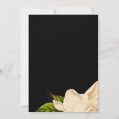 Moody Garden Floral Hochzeit Einladung (Rückseite)