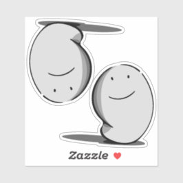 Moody-Geist - 2 Designs in einem Aufkleber