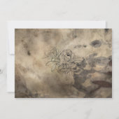 Moody geräuchert Gold Ampersand 2 Einladung (Rückseite)