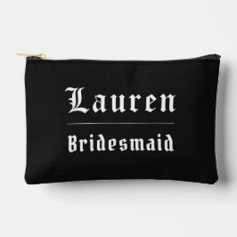 Moody Gothic Bridesmaid Tote Bag Zubehörtasche
