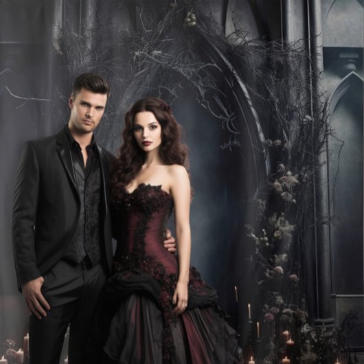 Moody Gothic Dark Arch XLarge Wandteppich