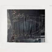 Moody Gothic Dark Arch XLarge Wandteppich (Vorderseite (Horizontal))