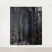 Moody Gothic Dark Arch XLarge Wandteppich (Vorderseite)