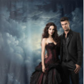 Moody Gothic Full Moon Night Sky XLarge Wandteppich