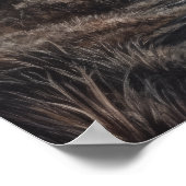 Moody Gothic Moon Art Print Poster (Ecke)