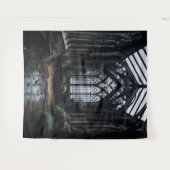 Moody Gothic Mysterious Conservatory Room XLarge Wandteppich (Vorderseite (Horizontal))
