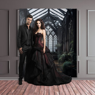 Moody Gothic Mysterious Conservatory Room XLarge Wandteppich