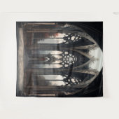 Moody Gothic Room XLarge Wandteppich (Vorderseite (Horizontal))