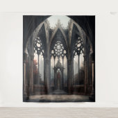 Moody Gothic Room XLarge Wandteppich (Vorderseite)