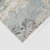 Moody Gray Embossed Demask Textured Effect Seidenpapier (Ausschnitt)