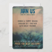 Moody Halloween-Einladung Einladung (Rückseite)