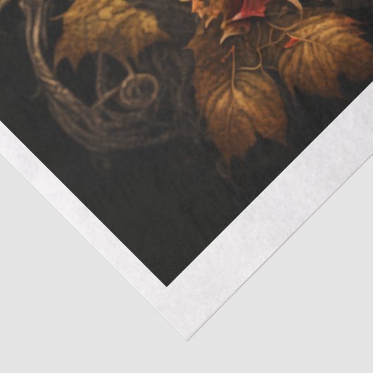 Moody Halloween Pumpkins Tissue Paper Seidenpapier (Ausschnitt)