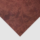 Moody Herbstlaubs Dark Terracotta Red Burgundy Art Seidenpapier (Ausschnitt)