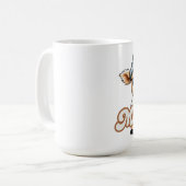 Moody Highland Cow Tasse (Vorderseite Links)