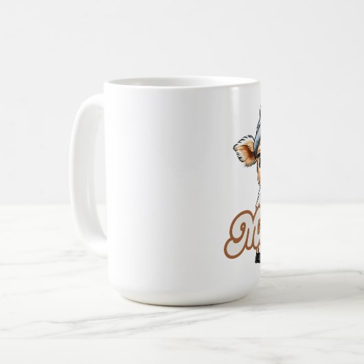 Moody Highland Cow Tasse (Vorderseite Links)
