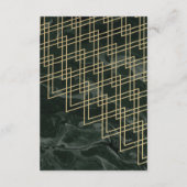Moody Hues Emerald Green Marble Enclosure Card Begleitkarte (Rückseite)