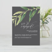 Moody-Illustrierte Einsatzpartei für Olivenzweige Einladung (Stehend Vorderseite)