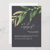 Moody-Illustrierte Einsatzpartei für Olivenzweige Einladung (Vorne/Hinten)