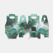 Moody Ink Emerald Gold Abstrakt ID988 Geschenkschachtel (Ungefaltet)