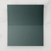 Moody Ink Emerald Gold Abstrakt ID988 Platzkarte (Innenseite Aufgefaltet)