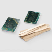 Moody Ink Emerald Gold Abstrakt Program ID988 Fächer (Non-assembled)