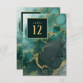 Moody Ink Emerald Gold Tischnummer ID988 (Vorne/Hinten)