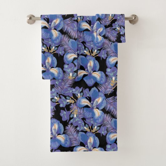 Moody Iris Badhandtuch Set (Insitu)