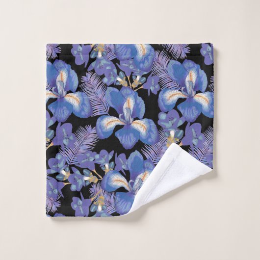 Moody Iris Badhandtuch Set (Waschlappen)