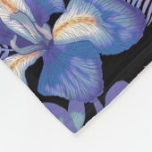 Moody Iris Fleecedecke (Ecke)