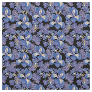 Moody Iris Stoff