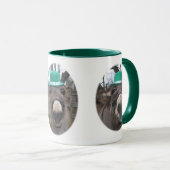 "Moody Irish Donkey" Tasse (VorderseiteRechts)