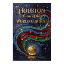 Moody Jewel Kunst Druck Houston Weltmeisterschaft