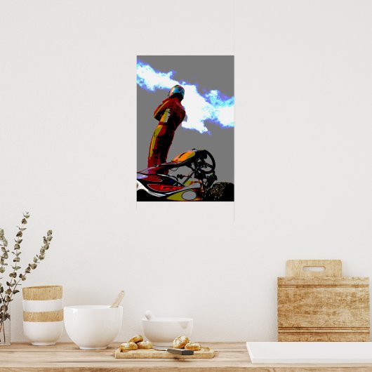 Moody Karting Poster (Küche)