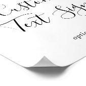 Moody Lila Blooms Cards & Geschenke Benutzerdefini Poster (Ecke)