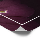 Moody Lila Muster glücklich immer nach dem Party Poster (Ecke)