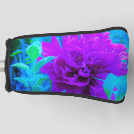 Moody Lila Peony mit Beautiful Weigela Foliage Golf Headcover