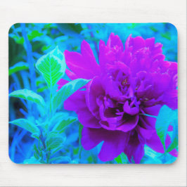Moody Lila Peony mit Beautiful Weigela Foliage Mousepad