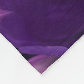 Moody-lila Pfannkuchen Fleecedecke (Ecke)