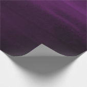 Moody Lila Plum Modern Watercolor Chic Elegante Geschenkpapier (Ecke)