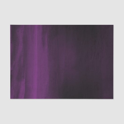 Moody Lila Plum Modern Watercolor Chic Elegante Seidenpapier (Vorderseite)